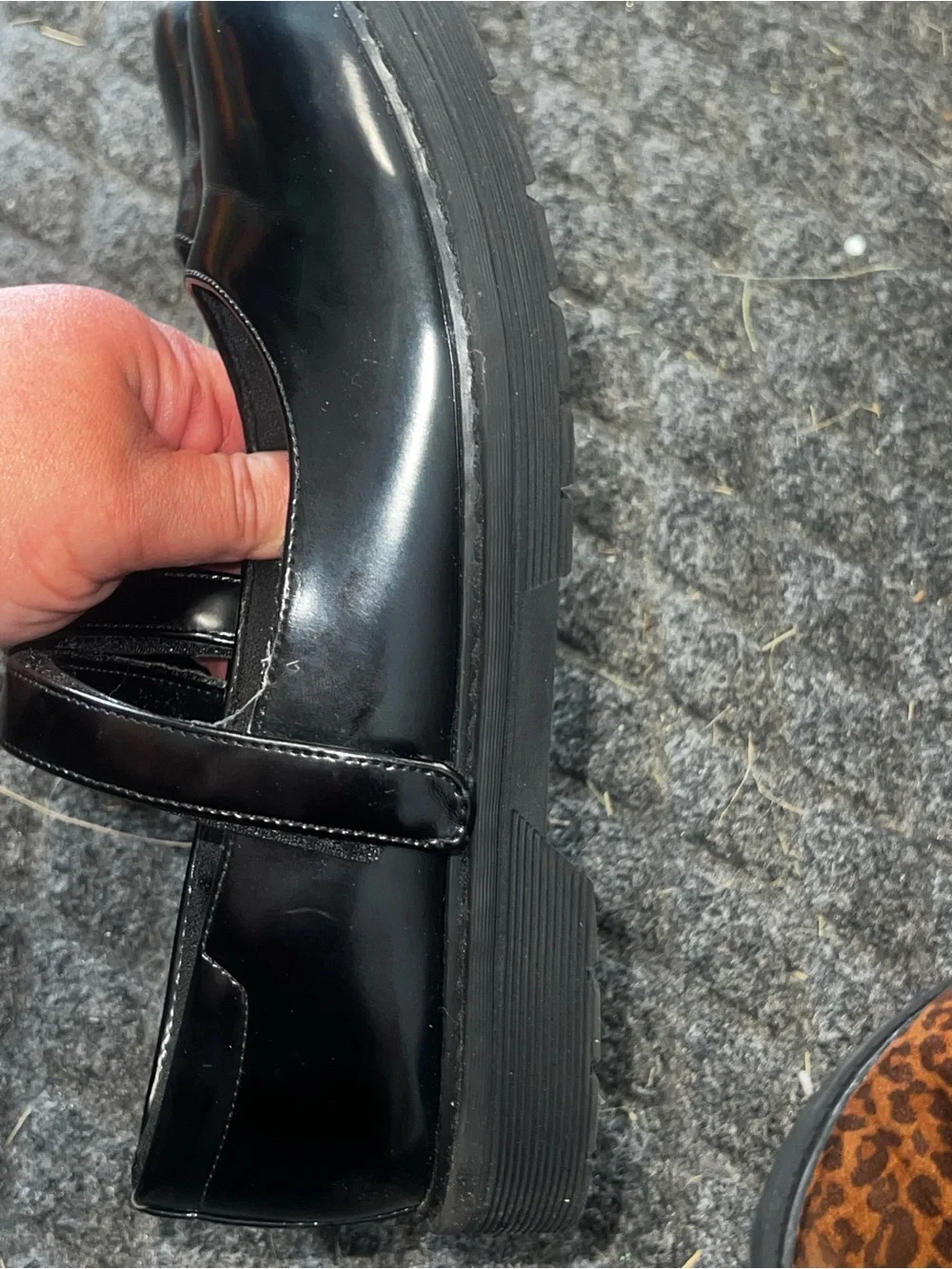Thereabouts Girls Black Mary Jane Shoes Size 5 – EUC